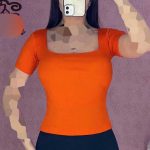 تیشرت یقه خشتی (پک 6 عددی)