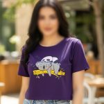 کراپ نیم استین خرس و کوالا (پک 6 عددی)