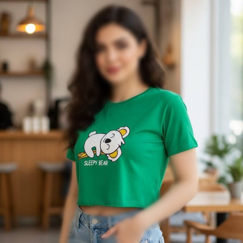 کراپ نیم استین کوالا (پک 6 عددی)