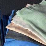 ست مانتو شلوار [کمری جدا و دکمه و زیپ‌خور]  (پک 7 عددی)