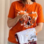 تیشرت چاپ پروانه (پک 6 عددی)