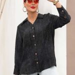 تشومیز مانتوی یقه ۷ (پک 5 عددی)