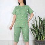 تیشرت شلوارک (چاپ نهال ) (پک 6 عددی)