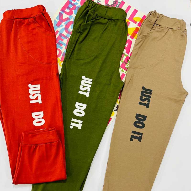 شلوار اسلش جیبدار جاست (پک 7 عددی)