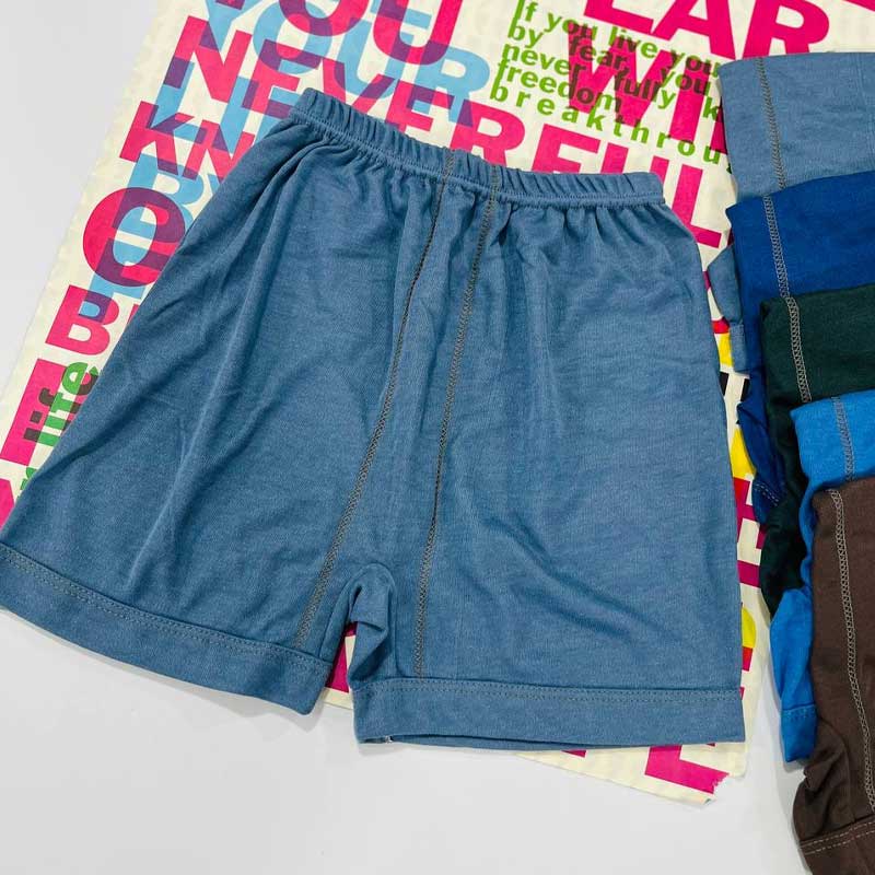 شورت مردانه نخی (پک 6 عددی)