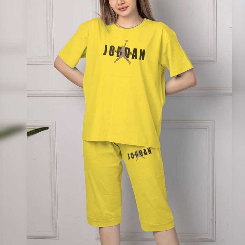 تیشرت شلوارک قواره دارجردن (پک 6 عددی)