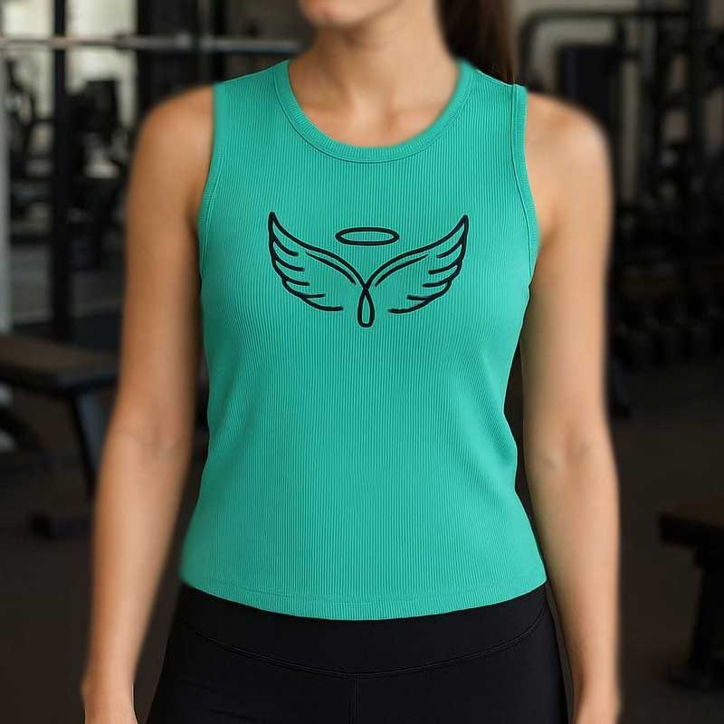 کراپ بال فرشته گلدوزی (پک 6 عددی)