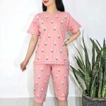 تیشرت شلوارک (چاپ نهال ) (پک 6 عددی)