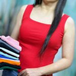 کراپ نیمتنه یقه خشتی بیسیک ( پک 7 عددی)