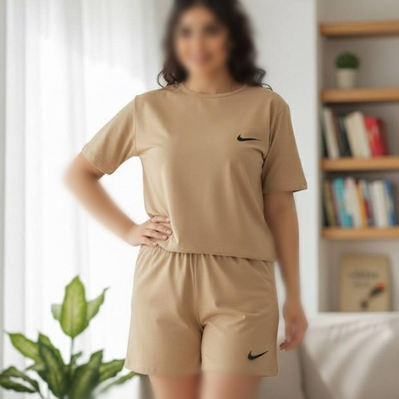 ست کراپ و شورتک نایک (پک 6 عددی)