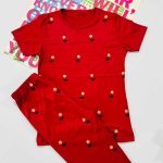 تیشرت شلوارک (چاپ نهال ) (پک 6 عددی)