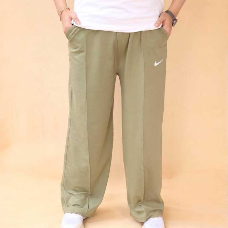 شلوار بگ نایک جلو دوخت خط اتو (پک 5 عددی)