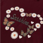 تیشرت چاپ پروانه (پک 6 عددی)