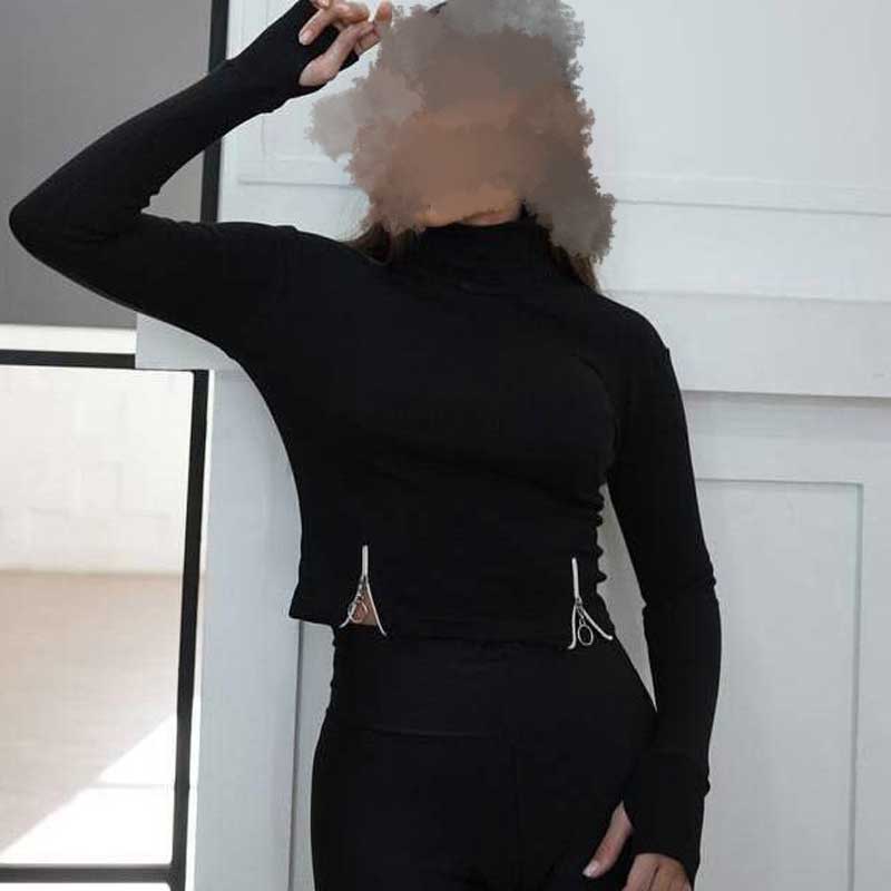 بلوز کبریتی فینگردار پایین دوزیپ (پک 4 عددی)