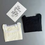 بلوز یقه خشتی گیپور (پک 6 عددی)