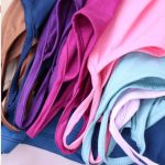 تاپ ۲ بندی رنگی قواره دار (پک 6 عددی)