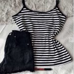 تاپ ۲ بندی راه راه ( پک 4 عددی)