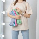 تیشرت قواره دار بیسیک (پک 4 عددی)