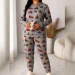 ست هودی و شلوار اینه ای (پک 6 عددی)