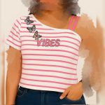 کراپ رومی چاپ پروانه ای (پک 6 عددی)