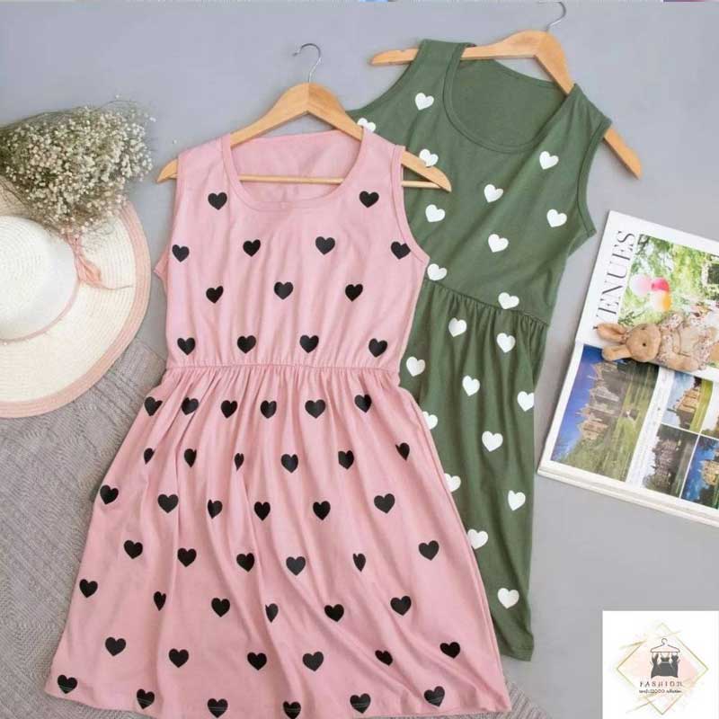 سارافون عروسکی چاپ قلب (پک 5 عددی)