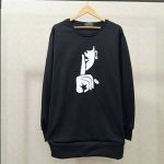 بلوز مشکی چاپ هیس ( پک 3 عددی)