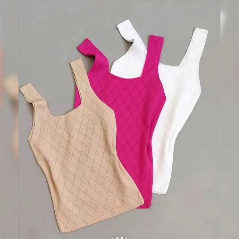 تاپ بافت یقه لوزی (پک 7 عددی)