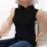 تاپ بیسیک یقه ۵ سانت (پک 4 عددی)