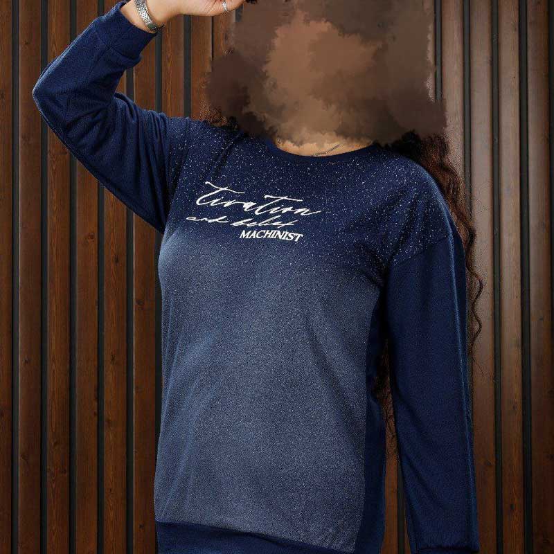 بلوز آستین دار چاپ پیستوله ( پک 5 عددی)