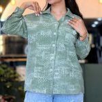 شومیز مانتویی پاییزه یقه v (پک 5 عددی)