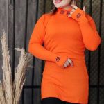 تونیک فینگر دار یقه اسکی (پک 6 عددی)