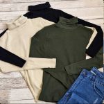 بلوز یقه اسکی بیسیک ( پک 6 عددی)