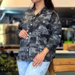 شومیز مانتویی پاییزه یقه v (پک 5 عددی)