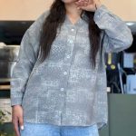 شومیز مانتویی پاییزه یقه v (پک 5 عددی)