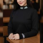 تونیک فینگر دار یقه اسکی ( پک 6 عددی)