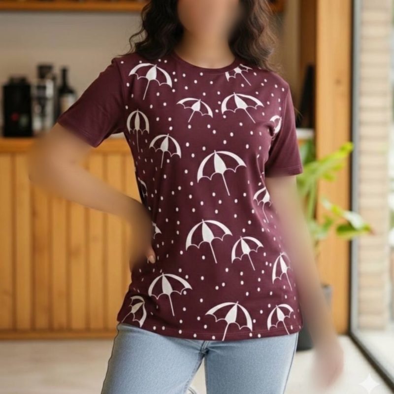 تیشرت  چاپ چتر (پک 6 عددی)