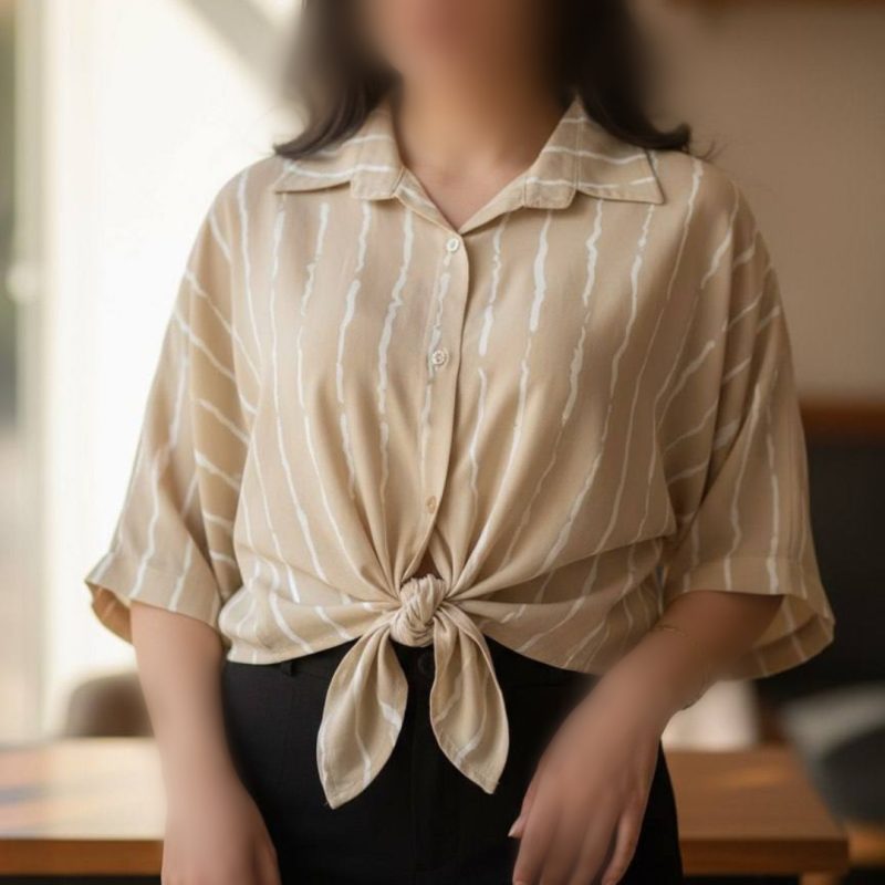 شومیز جلو گره ای (پک 6 عددی)