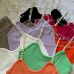 کراپ تاپ بند مروارید (پک 6 عددی)