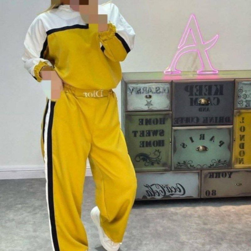 ست بلوز و شلوار پرچمی(پک ۶ عددی)