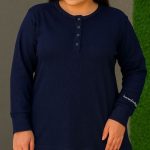 بلوز استین دار یقه ۴ دکمه (پک 6 عددی)