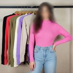 بادی فینگردار یقه ۳ سانت بیسیک (پک 4 عددی)