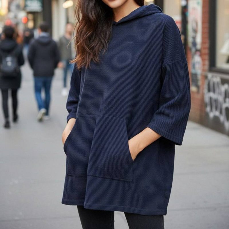 هودی لش آستین سه ربع (پک 6 عددی)