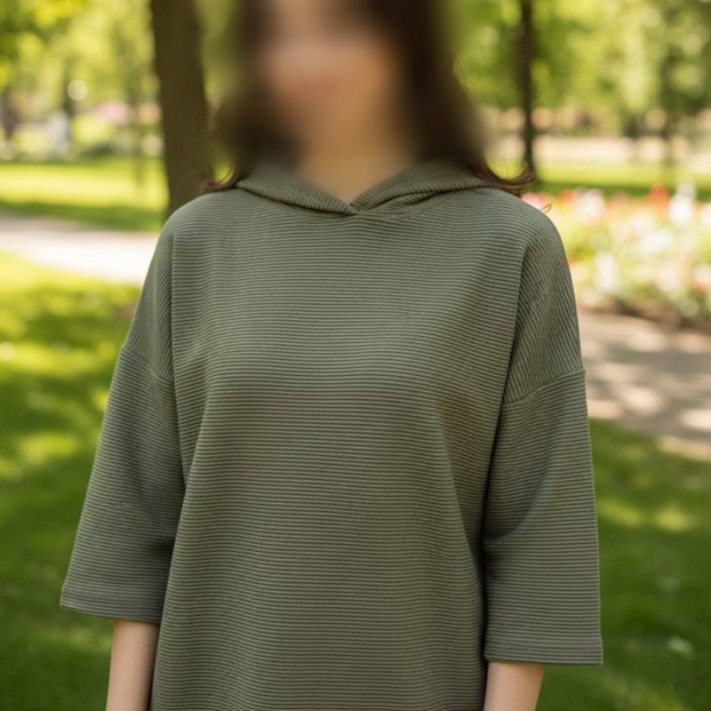 هودی لش آستین سه ربع (پک 6 عددی)