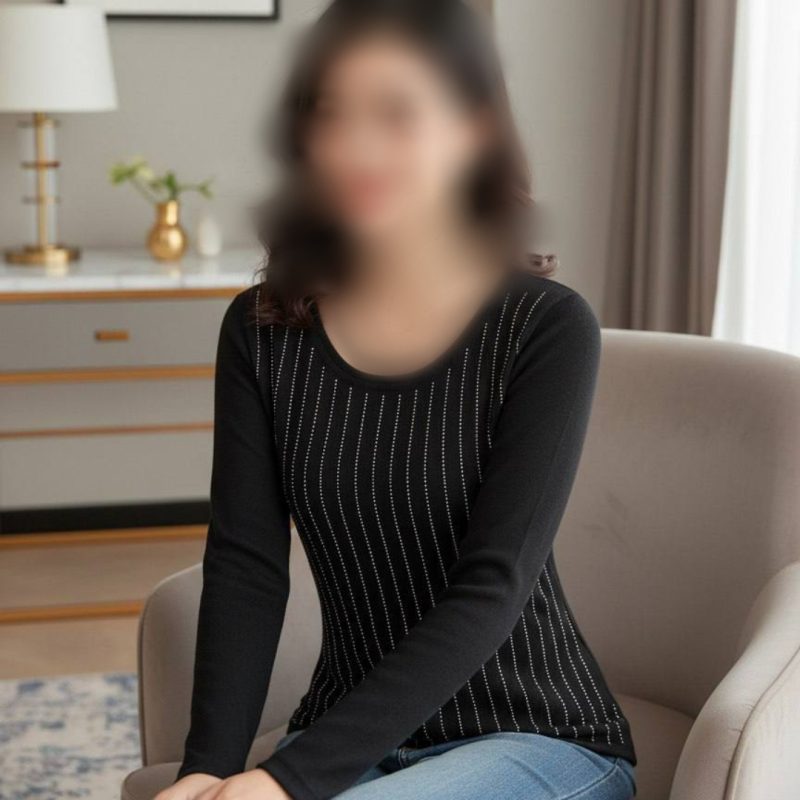 بلوز نگینی خطی (پک 6 عددی)