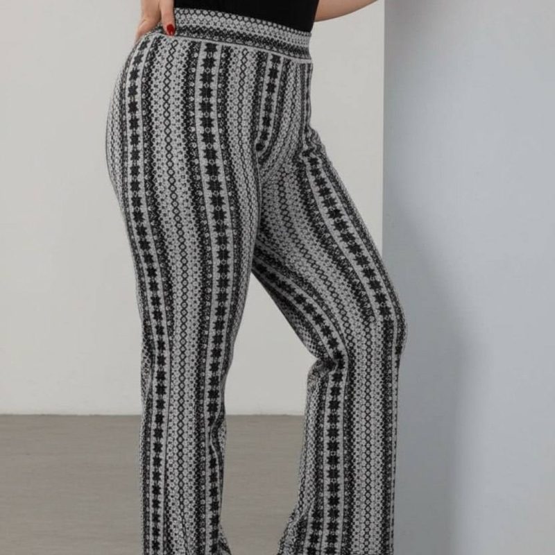 شلوار دامنی طرح دار (پک 6 عددی)