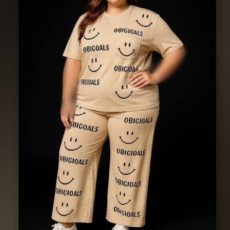 تیشرت شلوارسایز بزرگ (پک 4 عددی)