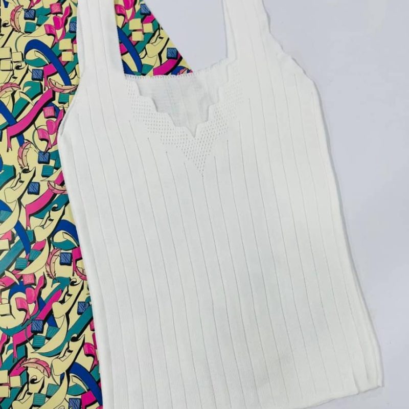 تاپ بافت یقه دلبر ( پک 3 عددی)