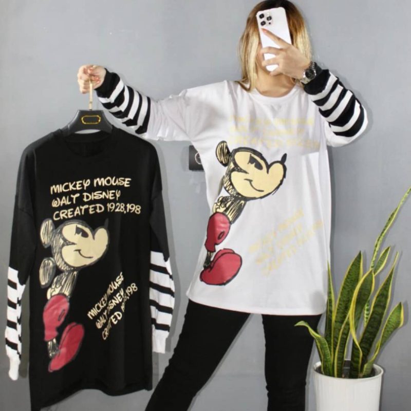 بلوز لانگ میکی موس (پک 4 عددی)