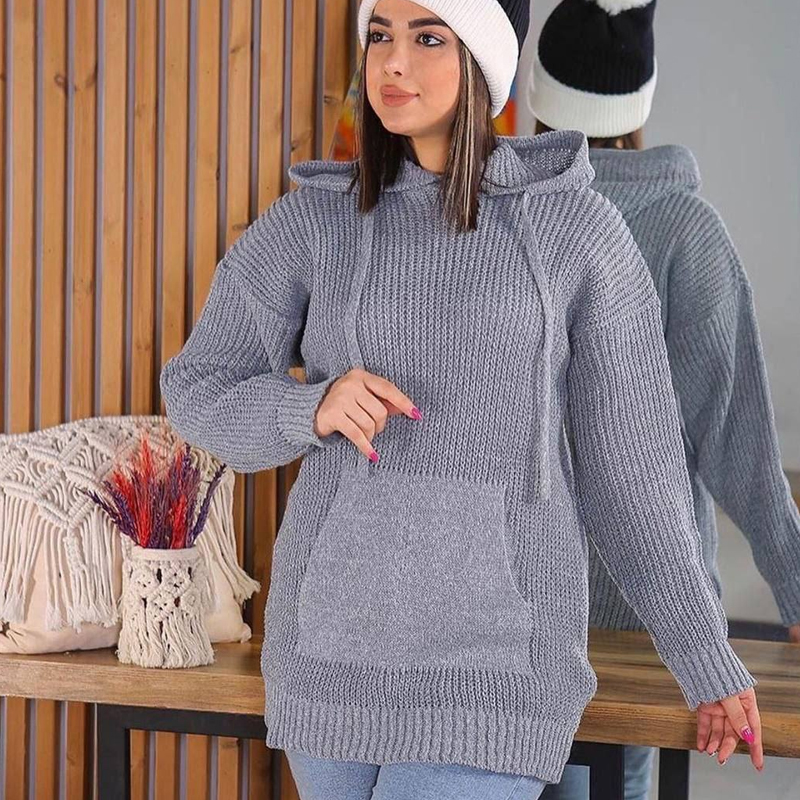 هودی کلاهدار بافت ( پک 6 تایی )