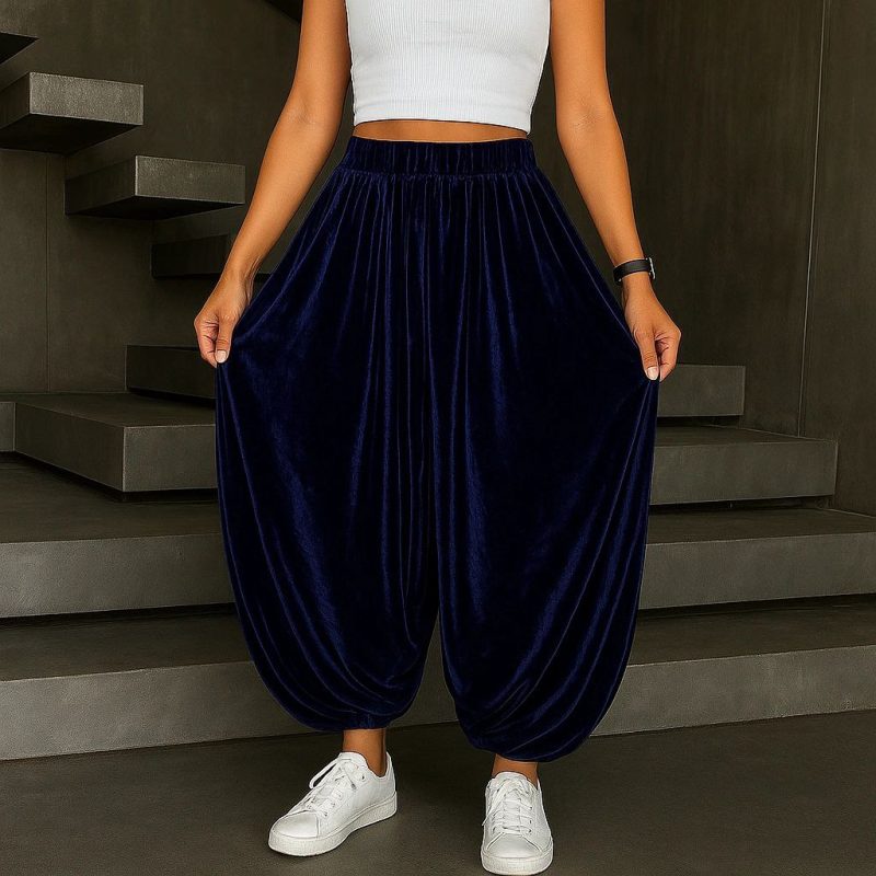 شلوار جاگر مخمل اینه ای عمده (پک 6 عددی)